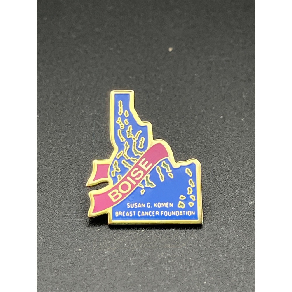 Boise‎ Idaho Susan G. Komen Breast Cancer Foundation Lapel Hat Pin